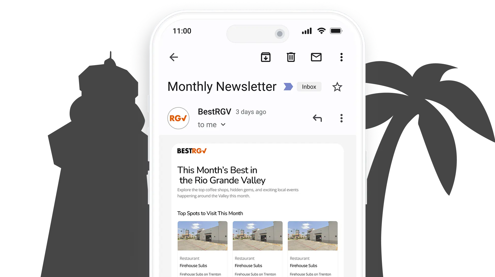 newsletter mockup graphic